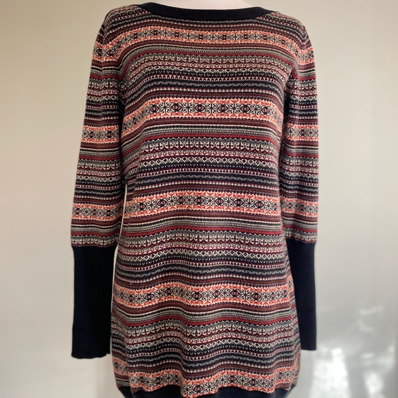ROOTS Women’s Fair Isle Sweater | Size S | Winter Knit - Picture 2 of 7